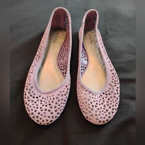 Merona Shoes Flats light purple Size 9.5 slip on business casual closed toe